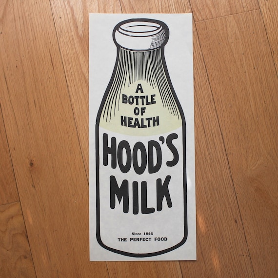 Vintage 1970's HARRY HOOD Hood Milk Dairy PHISH Advertising Pin Button *BEST* 