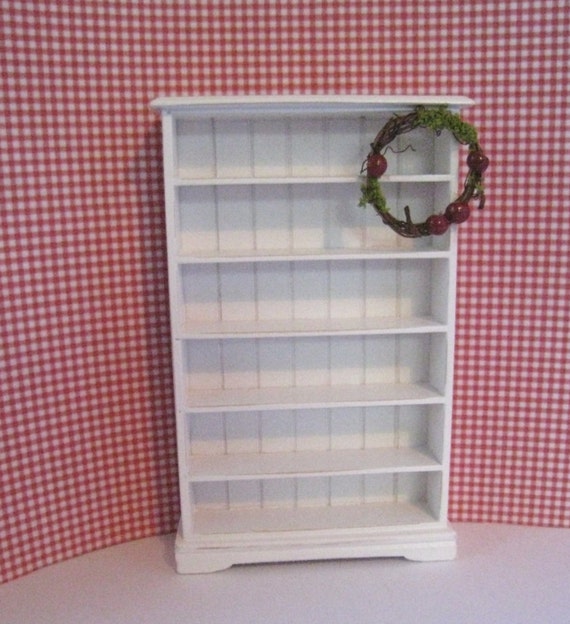 dollhouse bookcase white