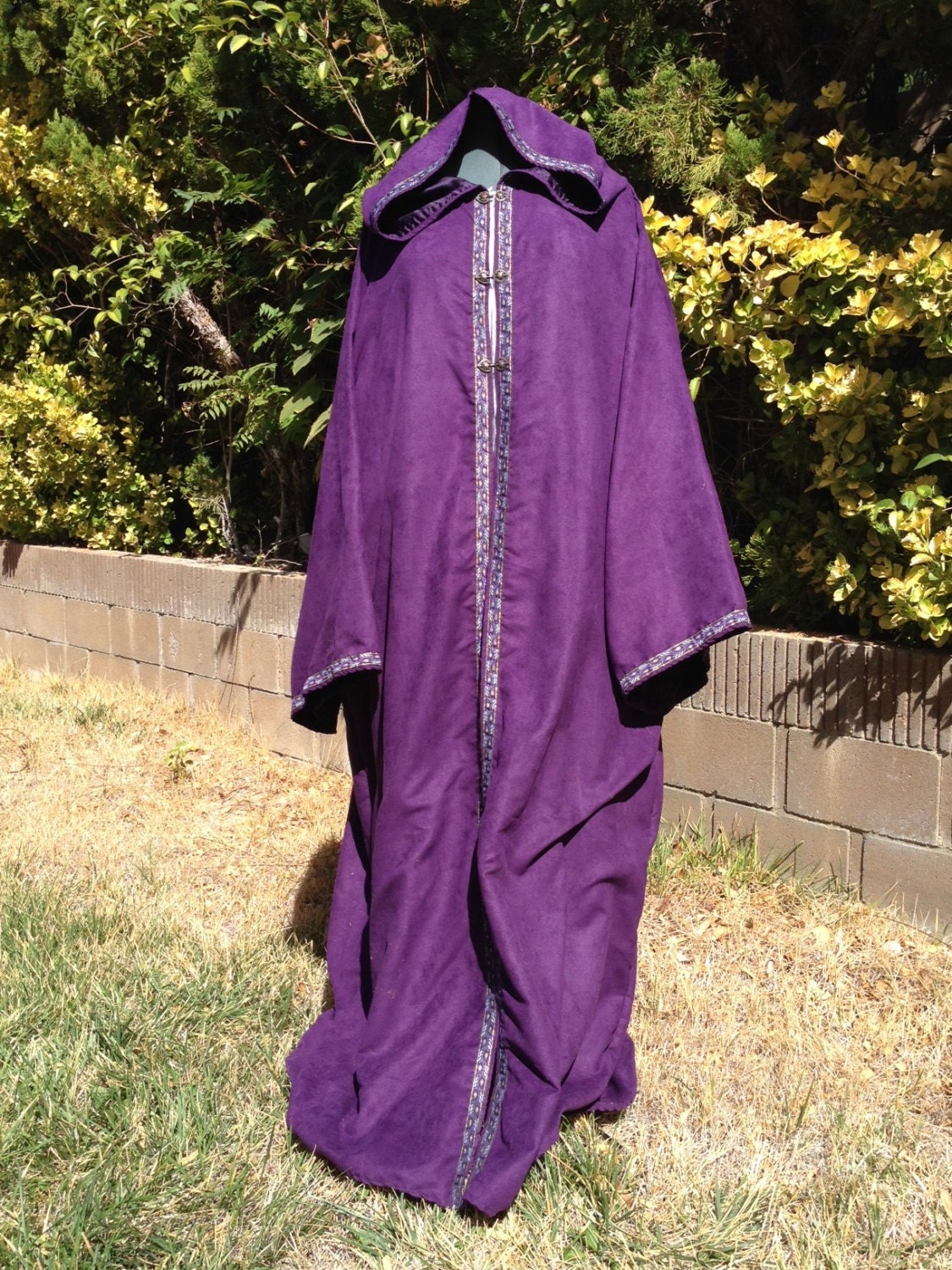 Hooded Ritual Robe Pagan Wiccan Wizard By Wonderfullymadegarb 