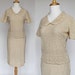 60's Sweater Set - Knit Skirt and Short Sleeved Sweater by Banff - XSmall