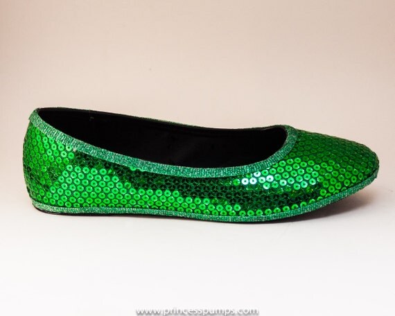 sequin ballerina slippers