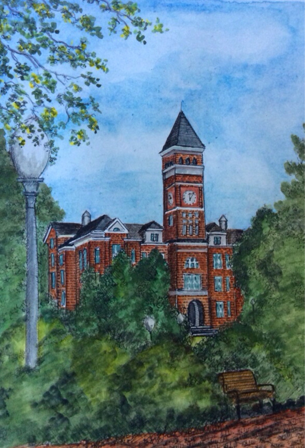 Clemson University Clock Tower at Tillman Hall