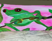 frog body pillow