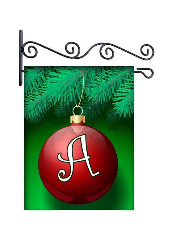 Items similar to Monogram Ornament Christmas Custom Personalized Yard