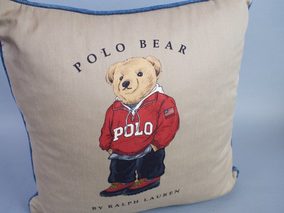 polo ralph lauren bear pillow