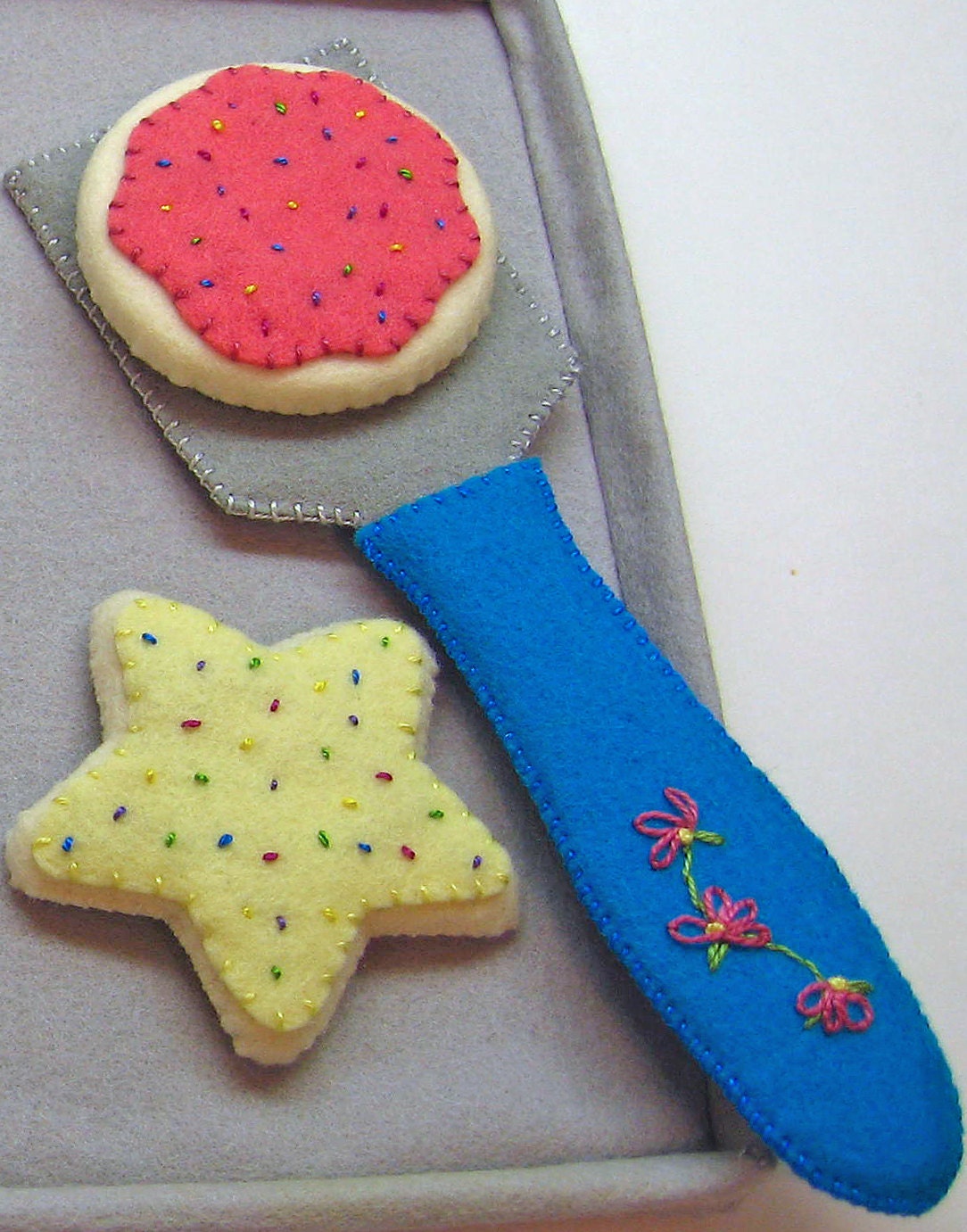 Felt Play Food Cookie Baking Set