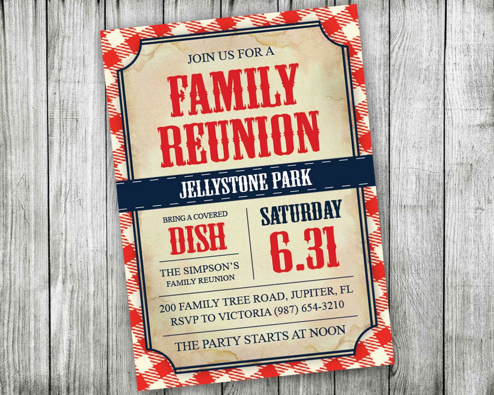 Free Printable Family Reunion Invitations 3