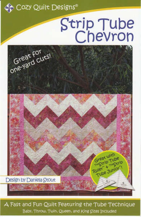 Strip Tube Ruler Pattern by Daniela Stout Cozy Quilt Designs