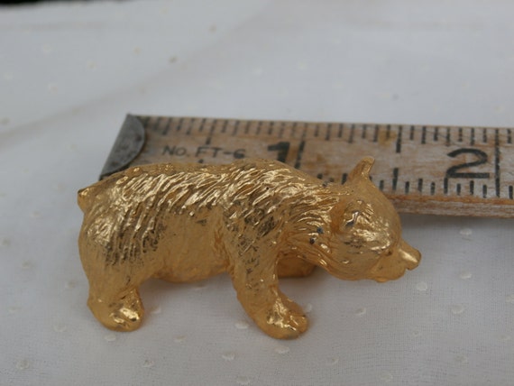 metal bear figurine