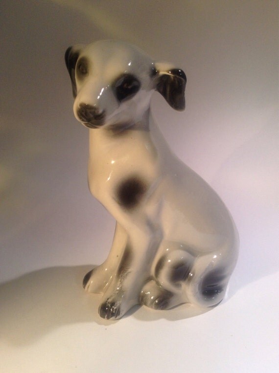 Vintage Whippet Dog Figurine Made in Brazil by HeirloomAddict
