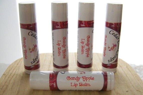 LIP BALM Candy Apple Lip Balm Candy Apple Flavored Lip