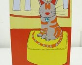 Kitty Cat Greeting Card