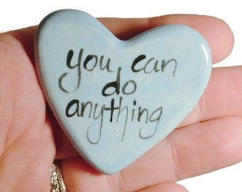 You can do Anything Clay Prayer Heart