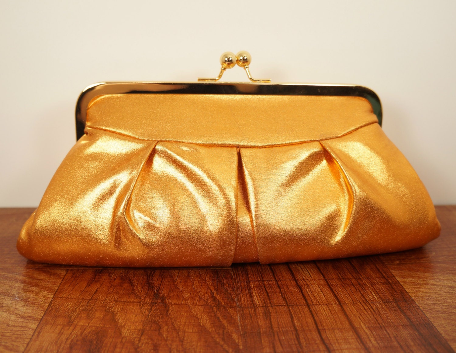 Metallic clutch copper clutch bag in frame formal by toriska