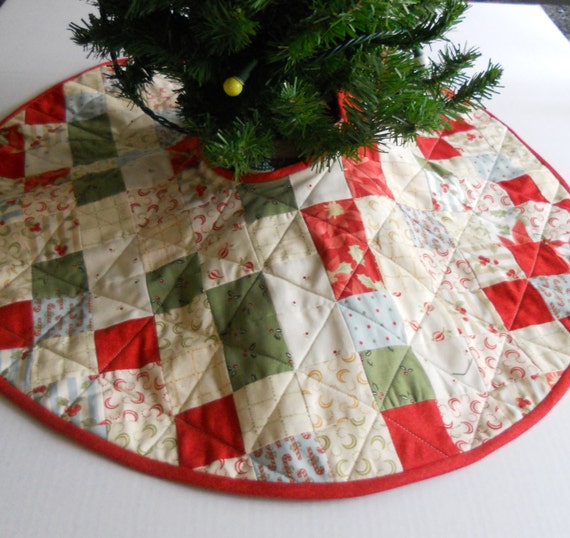 sale small christmas tree skirt quilted by forgetmenotquilteds sale small christmas tree skirt quilted by forgetmenotquilteds