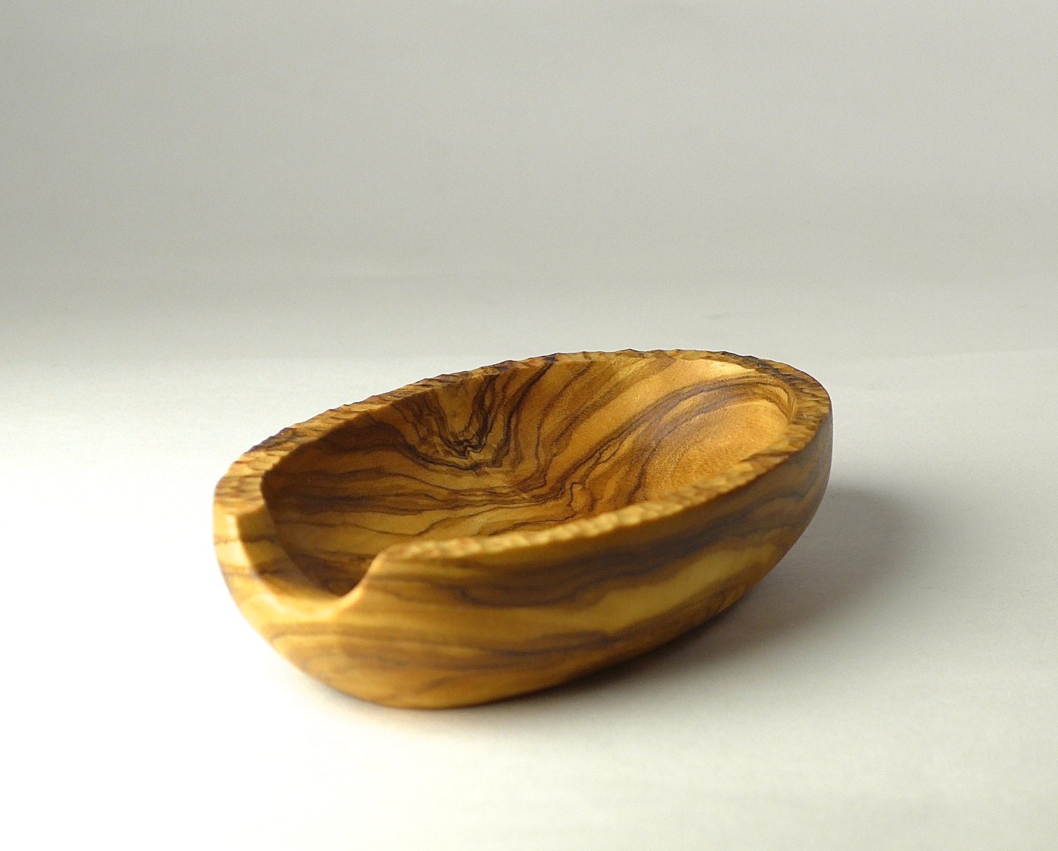 Spoon Rest Italian Olive Wood Rustic by GoodVillageWoodcraft