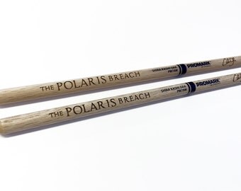 Personalized Laser Engraved Shira Kashi Oak Drum Sticks - Perfect Gift for Drummers or Bands