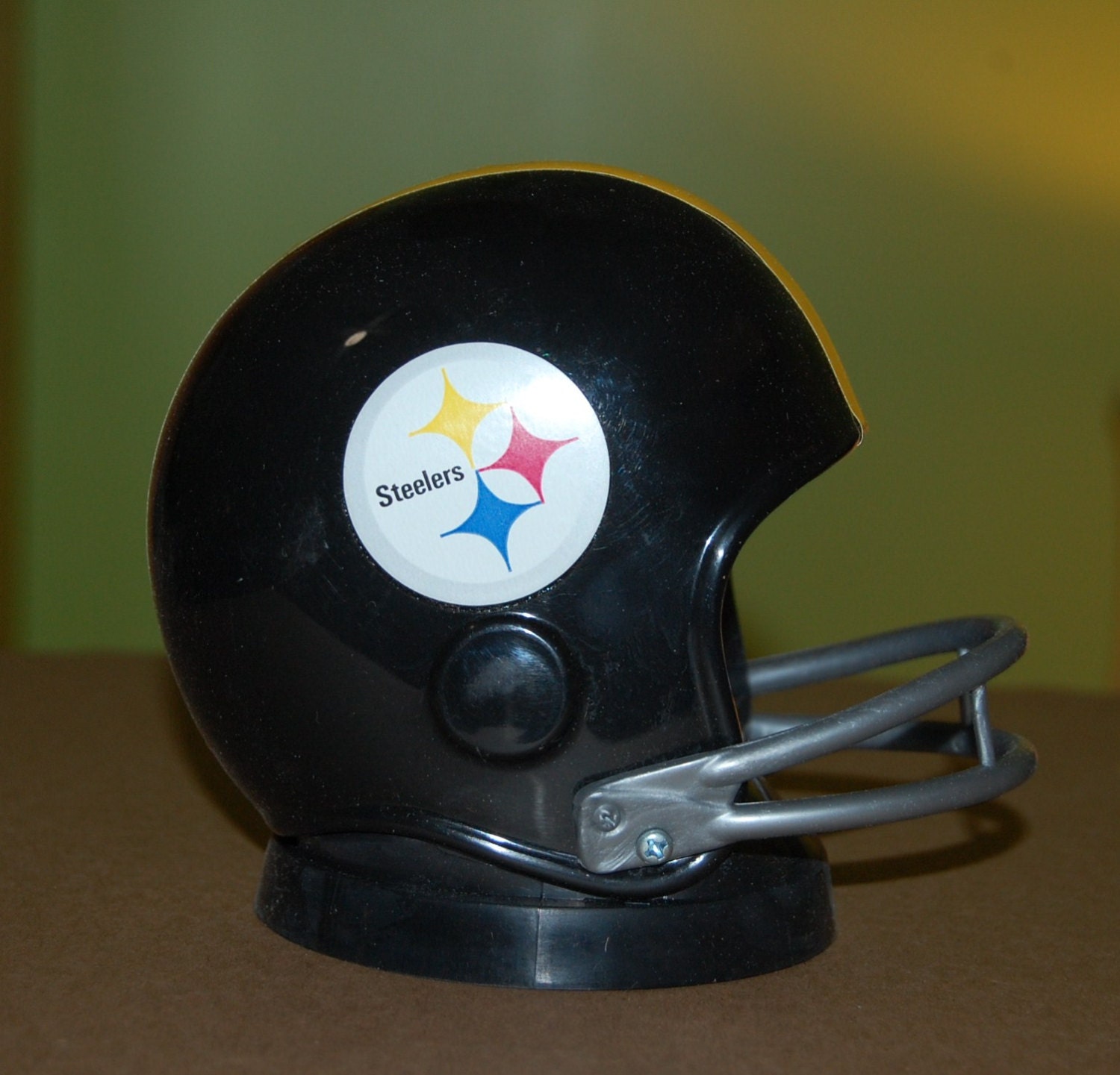 vintage 1970's pittsburgh steelers football helmet by Thriftcave