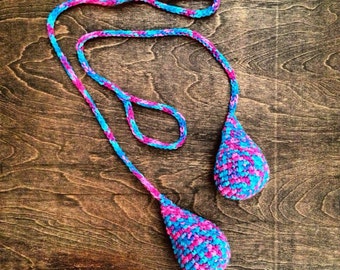 Crocheted Poi Set (TieDye)