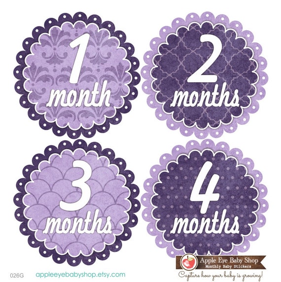 Baby Monthly Stickers FREE Baby Month Milestone Sticker Baby