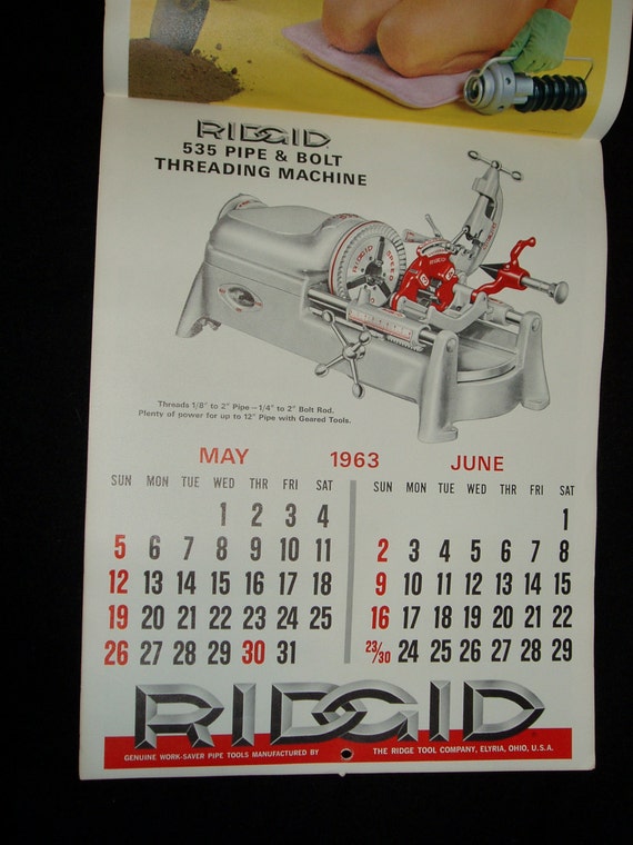 Ridgid Tool Calendar Models Printable Calendar Blank