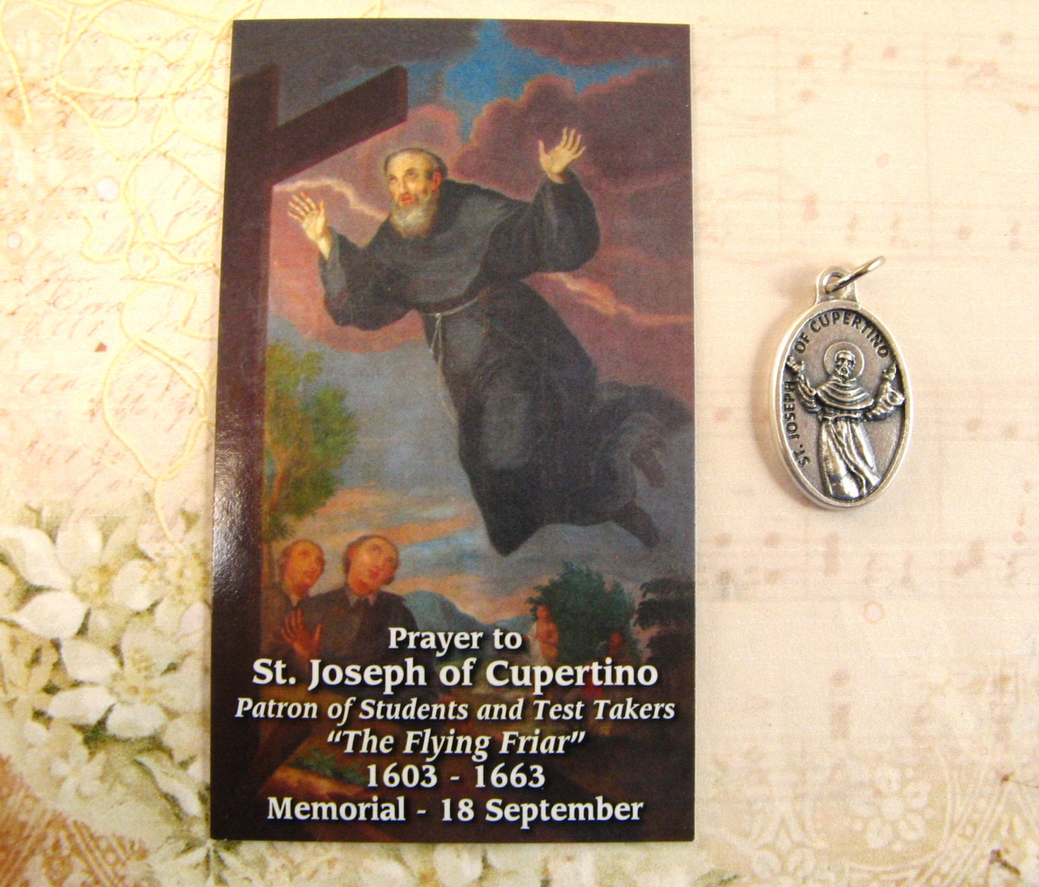 St. Joseph of Cupertino Patron Saint of Pilots by RachelRode