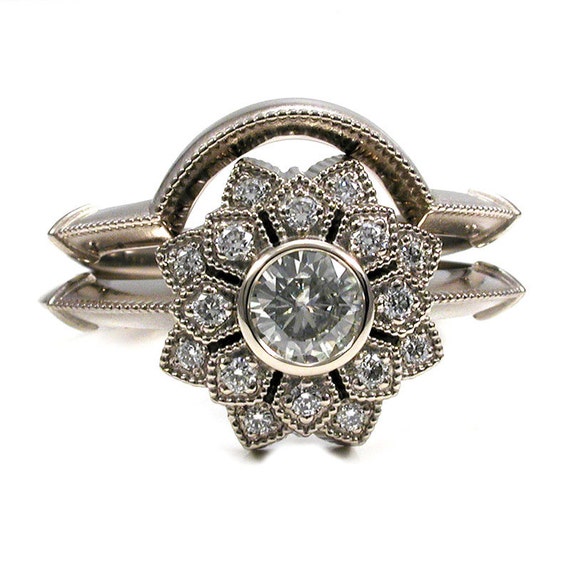 deco engagement rings etsy items similar to moissanite and deco deco engagement rings etsy items similar to moissanite and deco