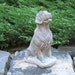 cement golden retriever garden statue