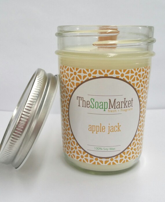 Candles Soy Wax Woodwick Candle EcoFriendly by TheSoapMarket