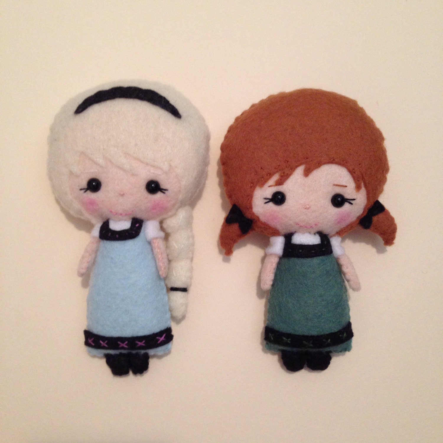 stuffed anna and elsa