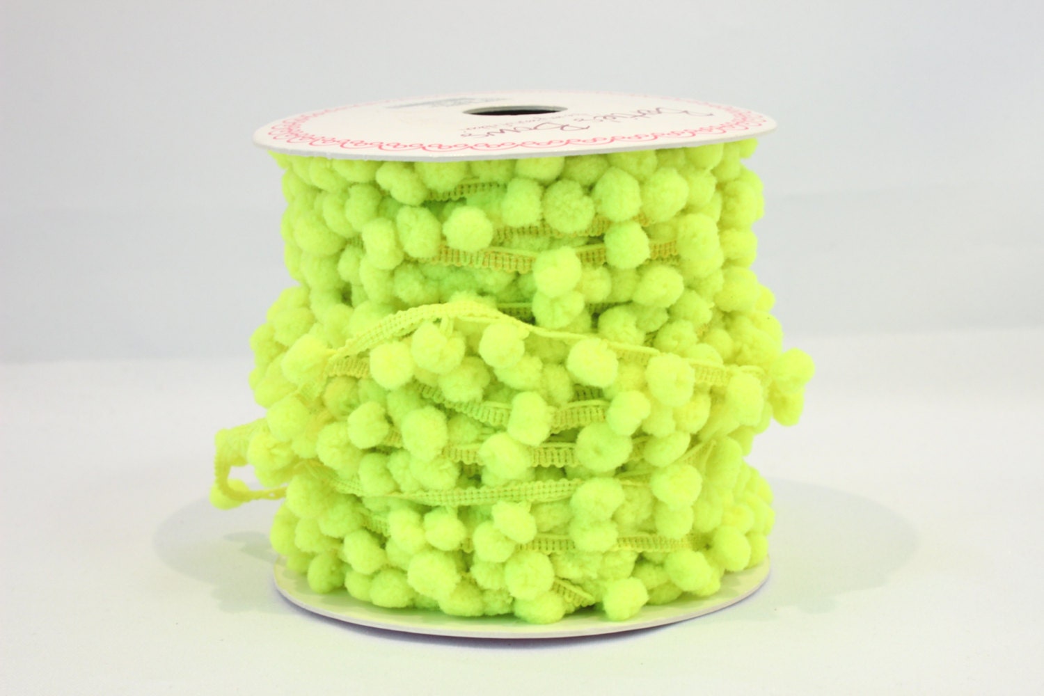 yellow pom pom neon trim Neon pom pom Etsy SewWhoAreYou on trim by yellow 5m