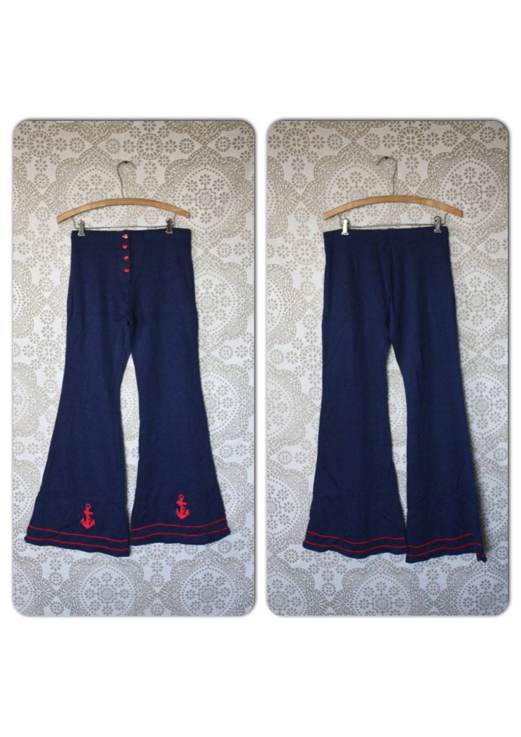 navy blue sailor pants