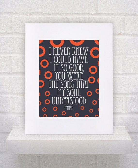Phish Lyrics Joy 11x14 poster print