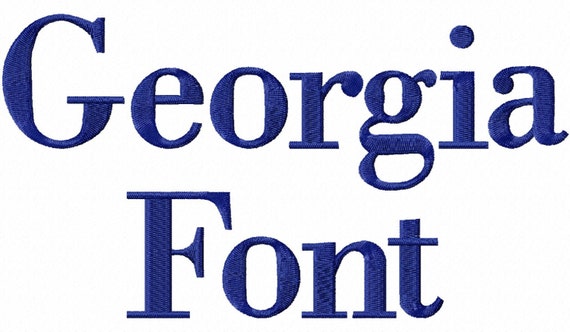 vintage georgia free font
