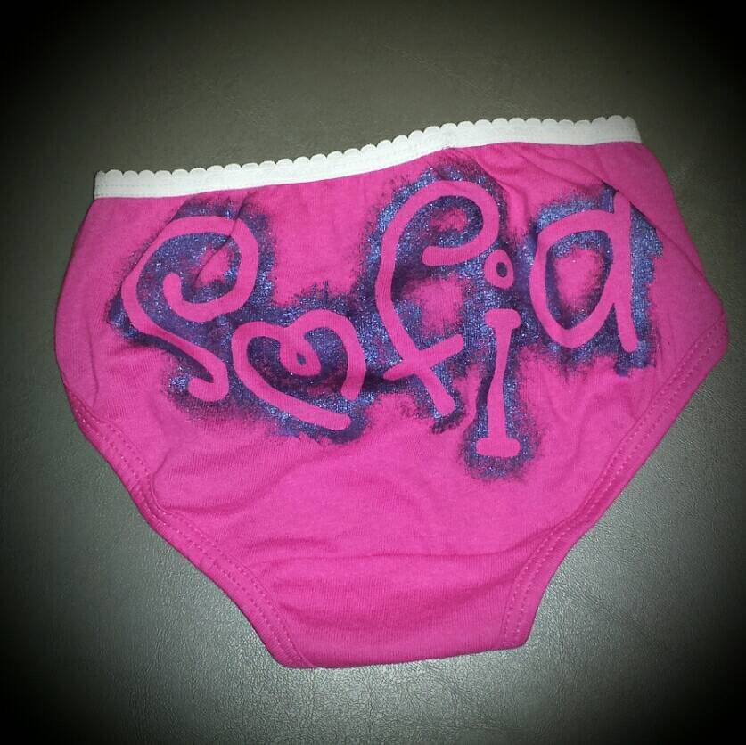Custom Name Undies Any Name