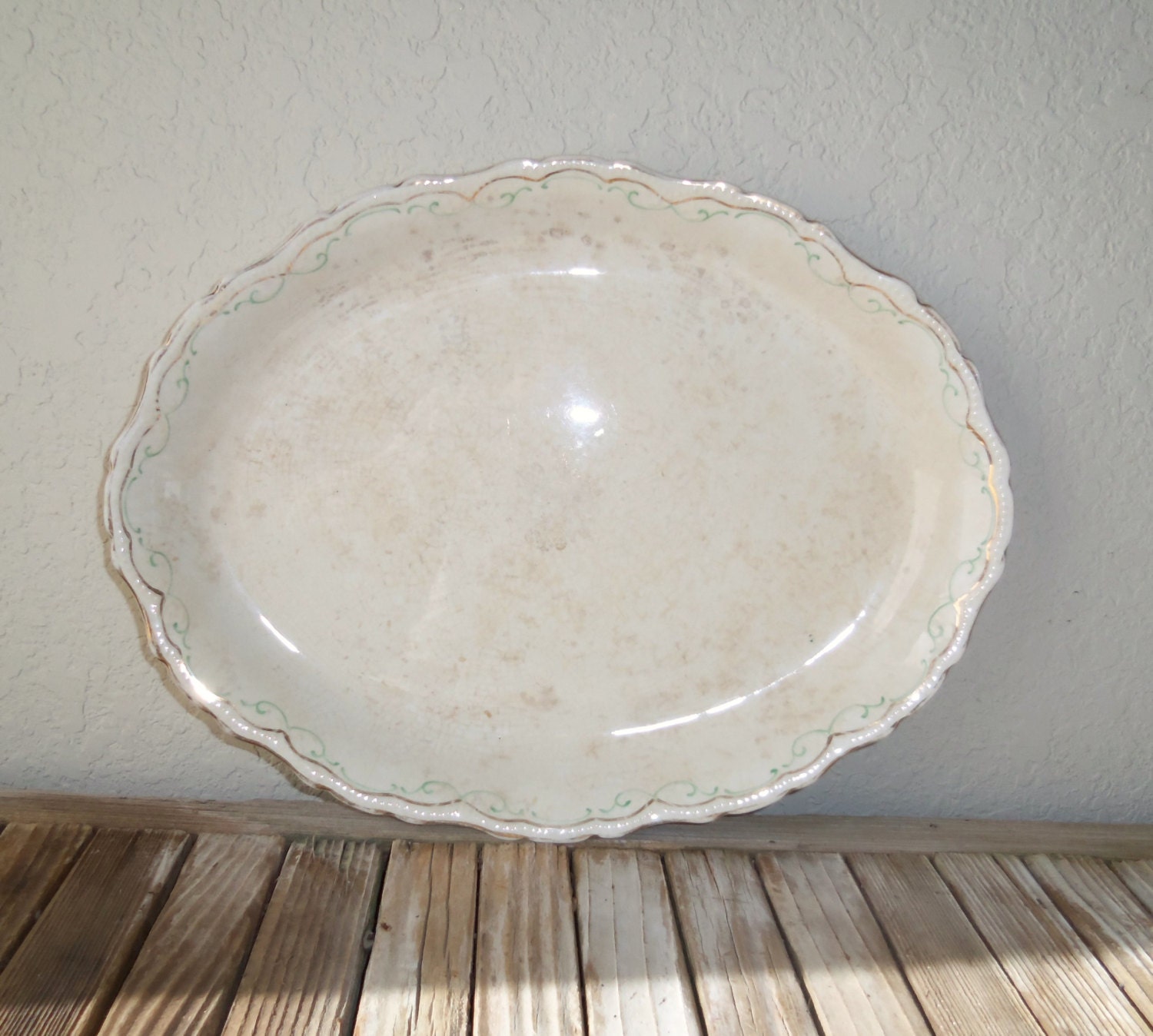 Antique K. T. & K. Semi Vitreous Porcelain by NostalgicNuance