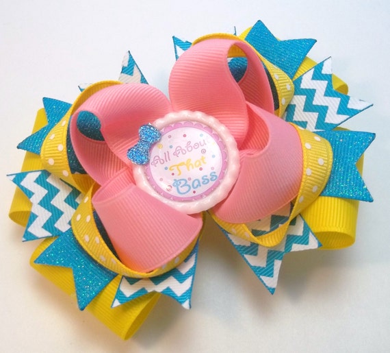 Cute Saying All About that Bass Boutique by JustinesBoutiqueBows