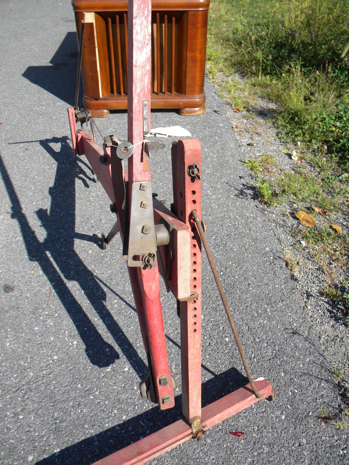 rare great shape 1890s antique ONE MAN crosscut SAW tool