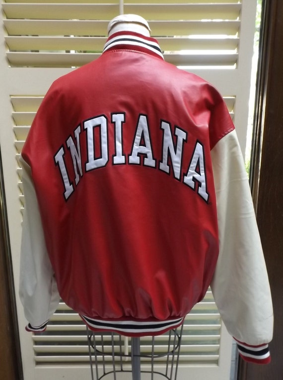 Indiana University Jacket Mens Medium Vintage retro