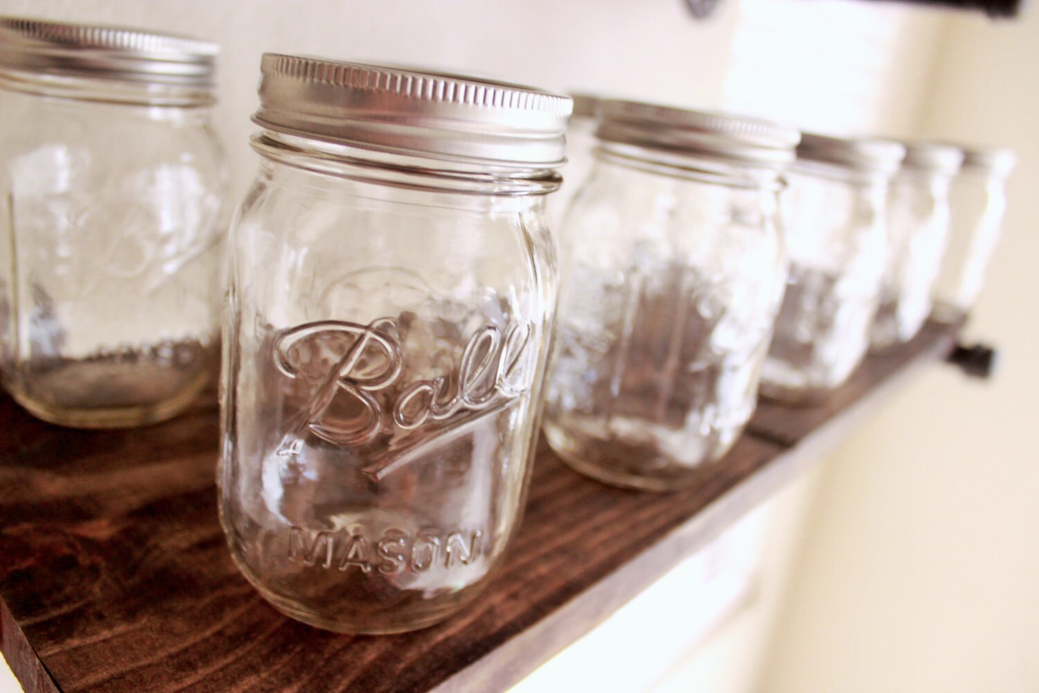 12 NEW Quality Mason Jars Bulk mason jars 12 DIY jars Ball