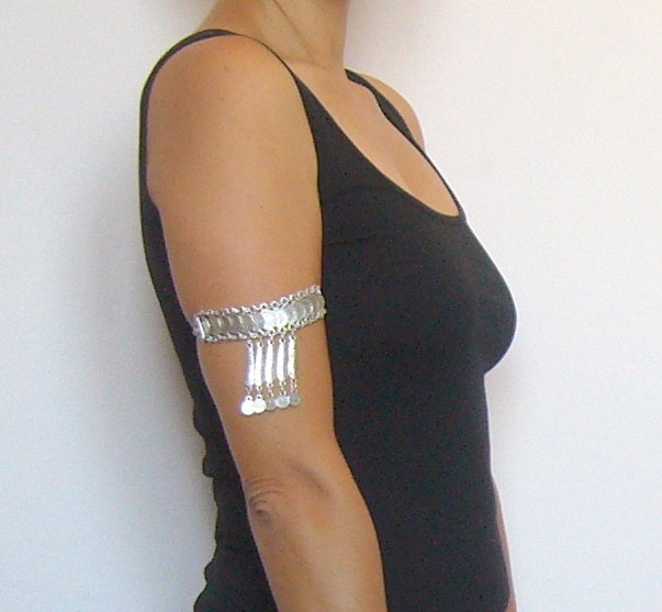 Arm chain metal/arm band dangling/metal arm chain/coin