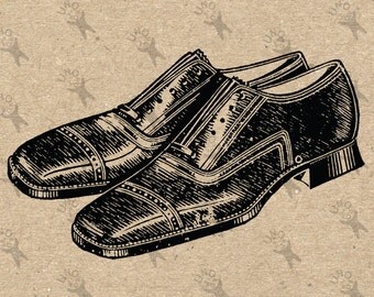Vintage Image Mens Shoes Instant Download Digital Printable Clipart Graphic Vintage Image Mens Shoes Instant Download Digital Printable Clipart Graphic