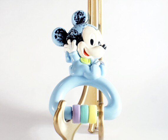 mickey mouse plush rattle