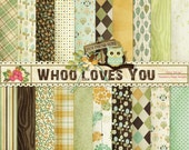 Whoo Loves You Paper Set