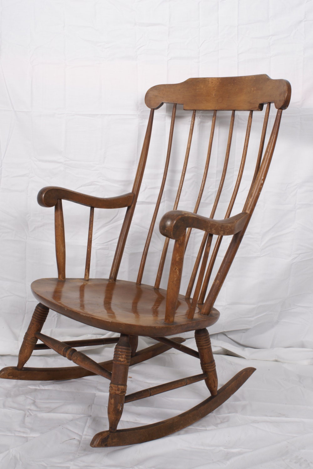 Rocking Chair Vintage Nichols & Stone Nursery Rocker Custom