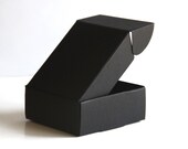 Set of 50, Black Gift Box, Favor, Gift, Party