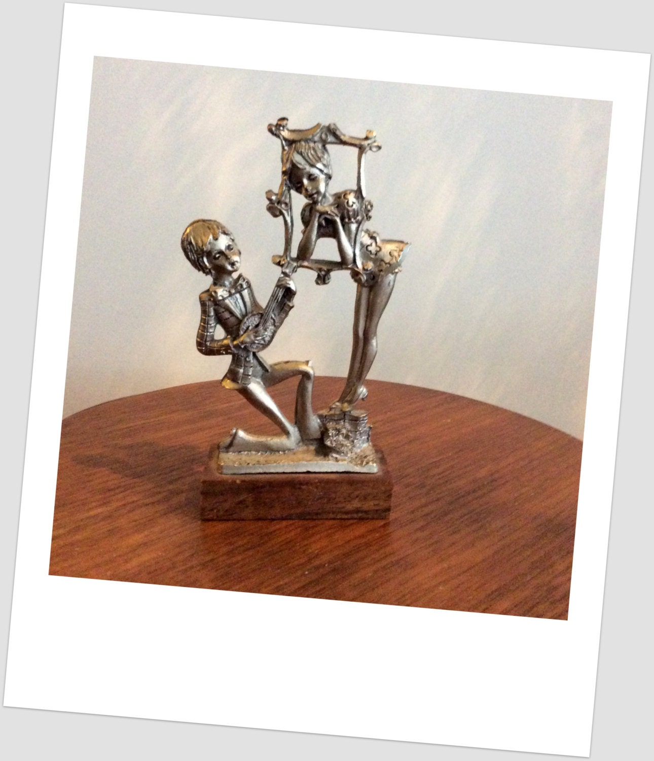 Pewter PELTRO figurine Made in Italy Cesellato A Mano