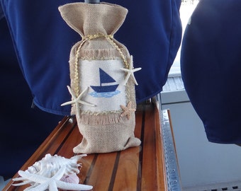 nautical wine bags