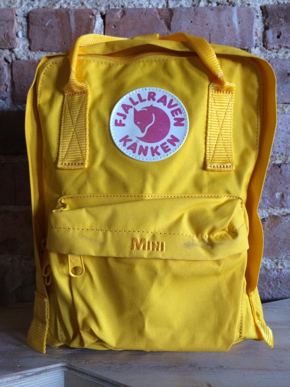 fjallraven yellow mini