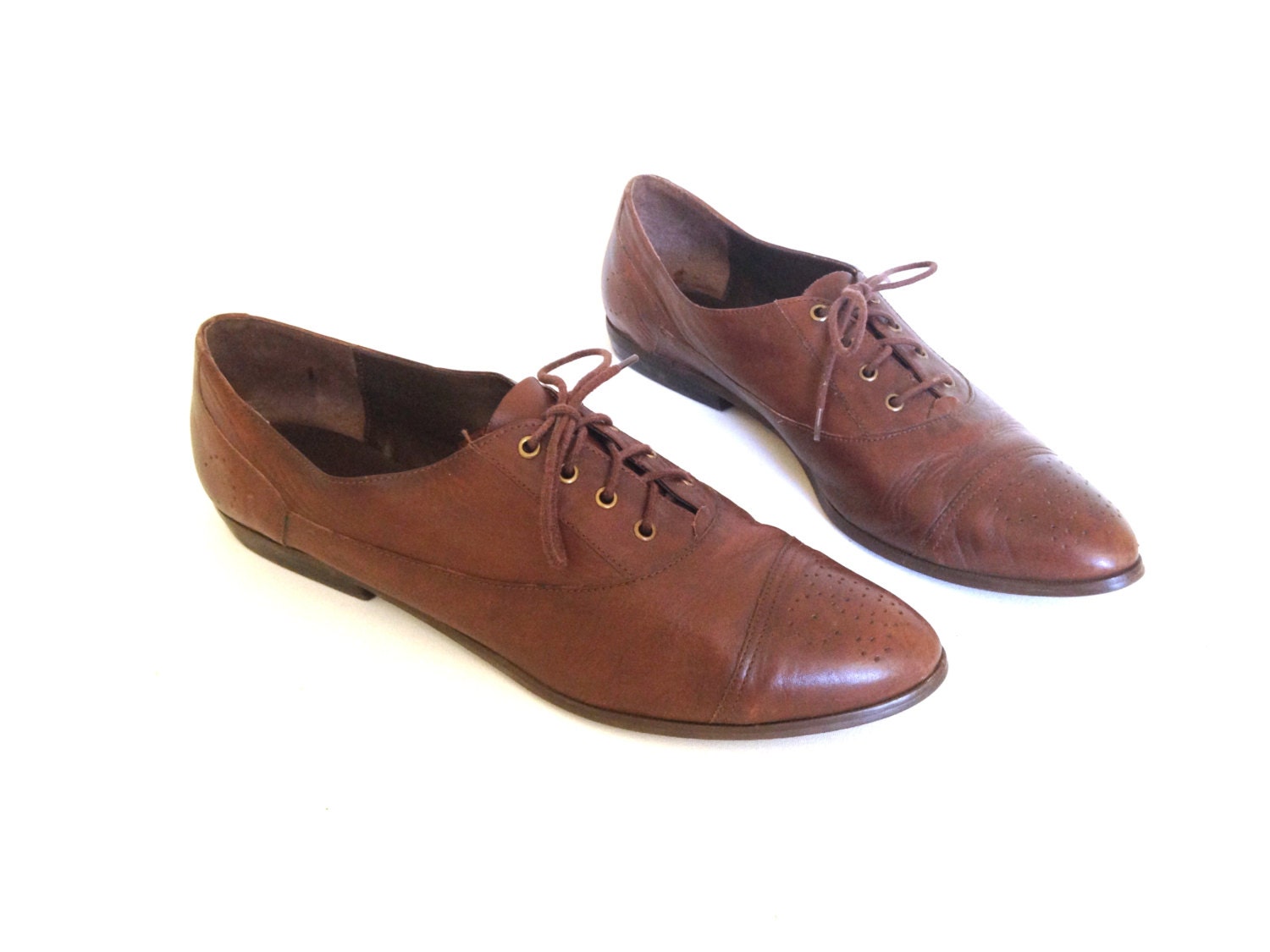 oxfords womens brown